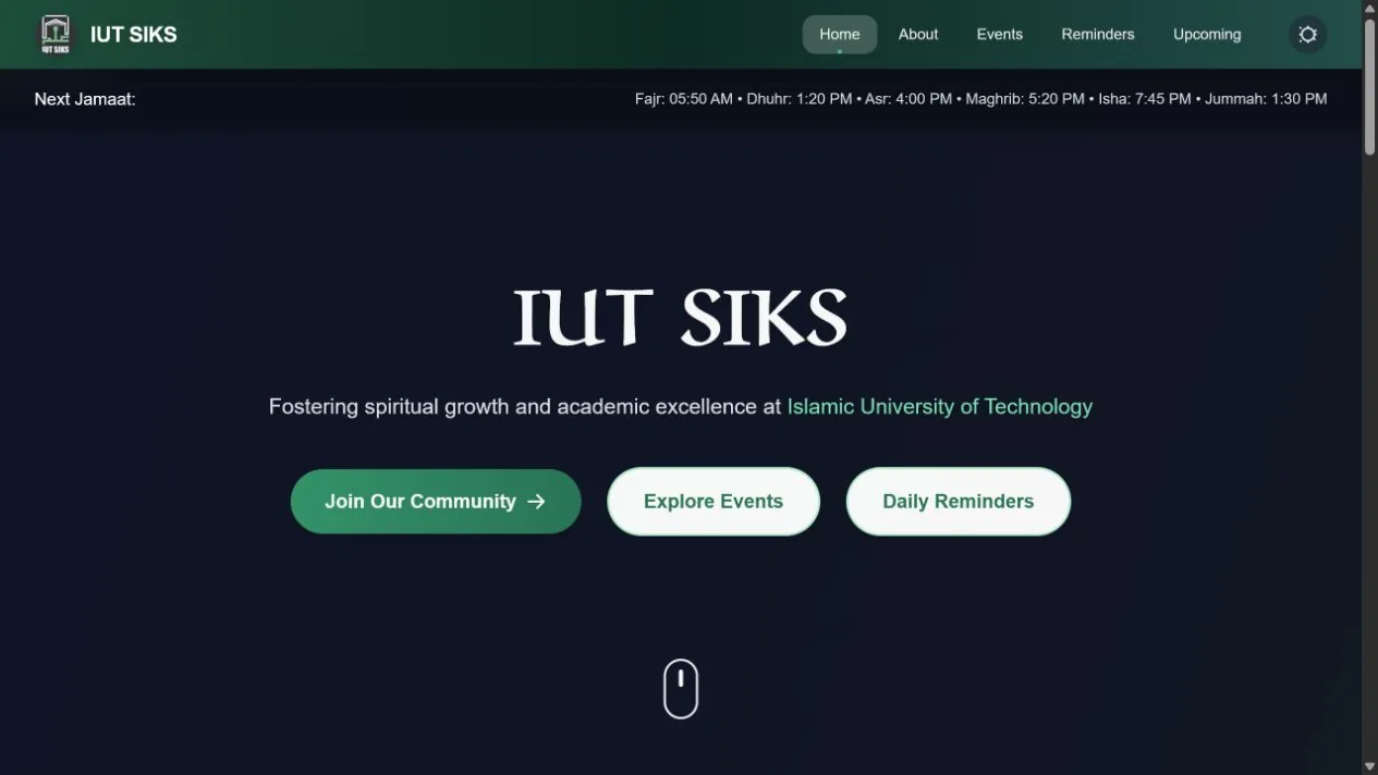IUT-SIKS product interface